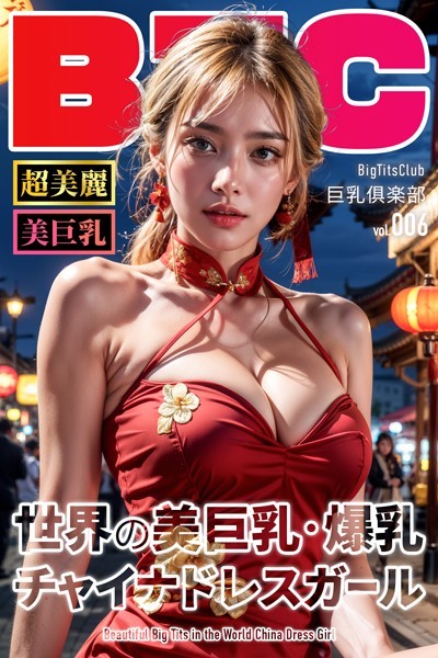 写真集|世界の美巨乳・爆乳チャイナドレスガール【BigTitsClub】【vol.006】❤【BTCブックス】