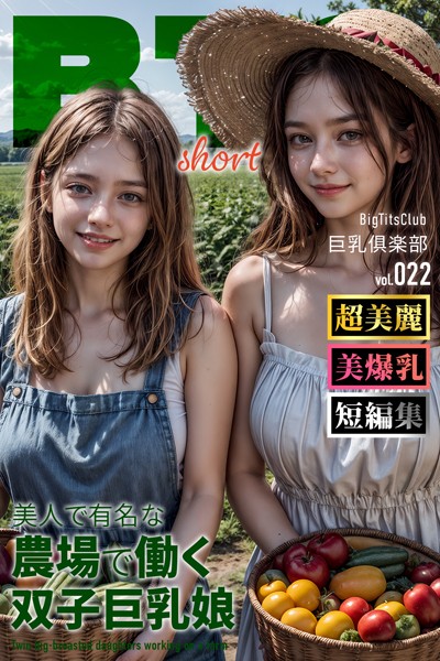 写真集|美人で有名な農場で働く双子巨乳娘 ショートバージョン【BigTitsClub】【vol.022】❤【BTCブックス】