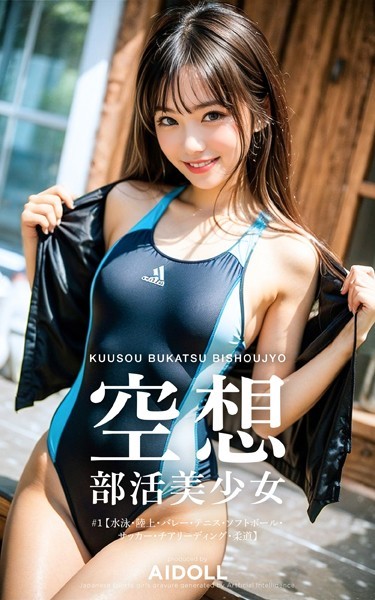 写真集|空想部活美少女 ＃1 【水泳・陸上・バレー・テニス・ソフトボール・サッカー・チアリーディング・柔道】❤【—-】