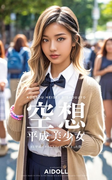 写真集|空想平成美少女 ＃1 タイムスリップしてしまった僕❤【—-】