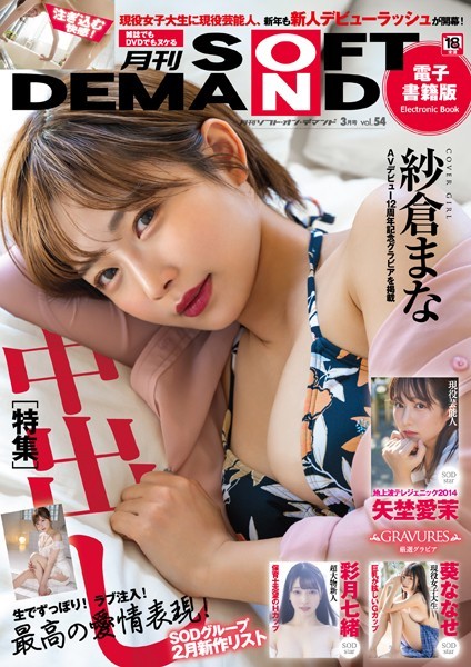 写真集|月刊ソフト・オン・デマンド3月号Vol.54【電子書籍版】❤【月刊ソフト・オン・デマンド編集部】
