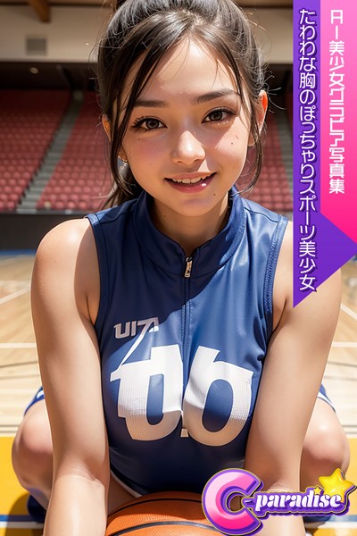 写真集|C-Paradise たわわな胸のぽっちゃりスポーツ美少女 AI美少女グラビア写真集❤【C-Paradise】