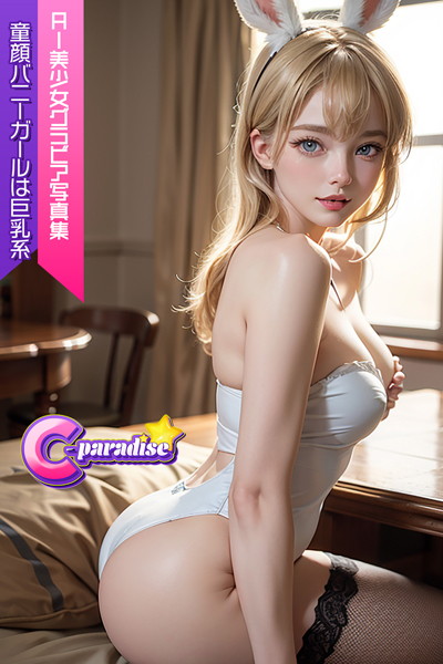 写真集|C-Paradise 童顔バニーガールは巨乳系 AI美少女グラビア写真集❤【C-Paradise】