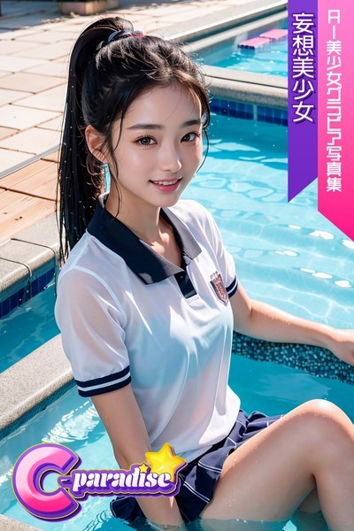 制服|妄想美少女 AI美少女グラビア写真集【C-Paradise】❤【C-Paradise】
