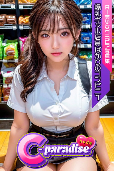 写真集|C-Paradise nude 爆乳ギャル店員ばかりのコンビニ1 AI美少女グラビア写真集❤【C-Paradise nude】