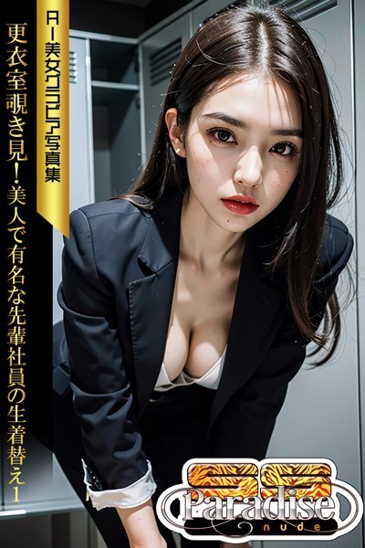 写真集|更衣室覗き見！美人で有名な先輩社員の生着替え1 AI美女グラビア写真集【SS-Paradise nude】❤【SS-Paradise nude】