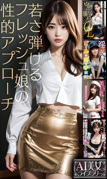 写真集|若さ弾けるフレッシュ娘の性的アプローチ 【AI美女ライブラリー】❤【ラビットフット】