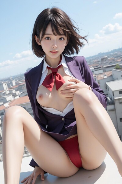 フルカラー|初恋物語〜ルージュ・ルーフトップ〜❤【SHE SHORT】