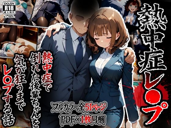 辱め|熱中症で倒れた後輩ちゃんをレ〇プする話❤ばななメモリアル【】