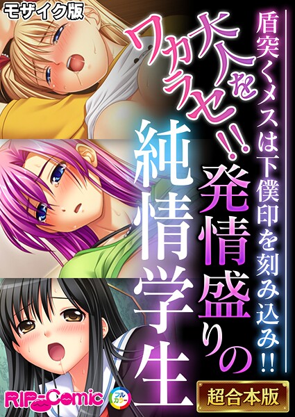 フルカラー|大人をワカラセ！！発情盛りの純情学生 〜盾突くメスは下僕印を刻み込み！！〜【超合本シリーズ】 モザイク版❤【BENETTY】